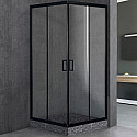 Душевой уголок Royal Bath HPD 100х100 RB100HPD-T-BL профиль Черный стекло прозрачное Душевой уголок Royal Bath HPD 100х100 RB100HPD-T-BL профиль Черный стекло прозрачное