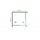 Заказать Душевой уголок Royal Bath HPD 100х100 RB100HPD-T-BL профиль Черный стекло прозрачное в магазине сантехники Santeh-Crystal.ru