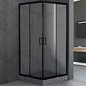 Душевой уголок Royal Bath HPD 90х80 RB8090HPD-T-BL профиль Черный стекло прозрачное Душевой уголок Royal Bath HPD 90х80 RB8090HPD-T-BL профиль Черный стекло прозрачное