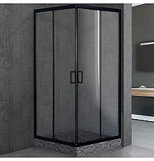 Душевой уголок Royal Bath HPD 100х90 RB9100HPD-T-BL профиль Черный стекло прозрачное