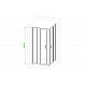 Заказать Душевой уголок Royal Bath HPD 100х90 RB9100HPD-T-BL профиль Черный стекло прозрачное в магазине сантехники Santeh-Crystal.ru