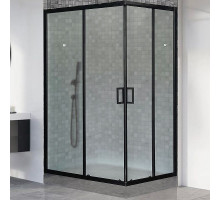 Душевой уголок Royal Bath HPD 120х80 RB8120HPD-C-BL профиль Черный стекло матовое