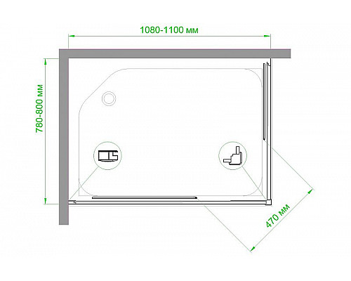 Santeh-Crystal.ru: Душевой уголок Royal Bath HPD 110х80 RB8110HPD-T-BL профиль Черный стекло прозрачное Купить Душевой уголок Royal Bath HPD 110х80 RB8110HPD-T-BL профиль Черный стекло прозрачное в магазине сантехники Santeh-Crystal.ru