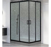 Душевой уголок Royal Bath HPD 110х80 RB8110HPD-C-BL профиль Черный стекло матовое