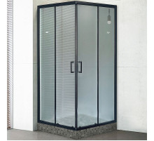 Душевой уголок Royal Bath HPD 110х90 RB9110HPD-C-BL профиль Черный стекло матовое