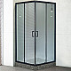 Заказать Душевой уголок Royal Bath HPD 110х90 RB9110HPD-C-BL профиль Черный стекло матовое в магазине сантехники Santeh-Crystal.ru