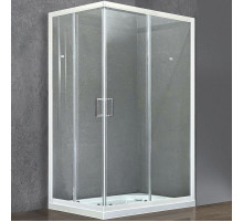 Душевой уголок Royal Bath HPD 115x80 RB11580HPD-T профиль Белый стекло прозрачное