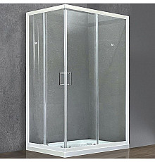 Душевой уголок Royal Bath HPD 115x80 RB11580HPD-T профиль Белый стекло прозрачное