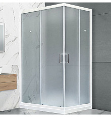 Душевой уголок Royal Bath HPD 110x80 RB8110HPD-C профиль Белый стекло матовое