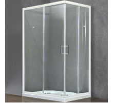 Душевой уголок Royal Bath HPD 110x80 RB8110HPD-T профиль Белый стекло прозрачное
