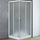 Приобрести Душевой уголок Royal Bath HPD 120x110 RB12110HPD-C профиль Белый стекло матовое в магазине сантехники Santeh-Crystal.ru