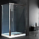 Заказать Душевой уголок Royal Bath HPS 120х90 RB9120HPS-T-CH без поддона профиль Хром стекло прозрачное в магазине сантехники Santeh-Crystal.ru