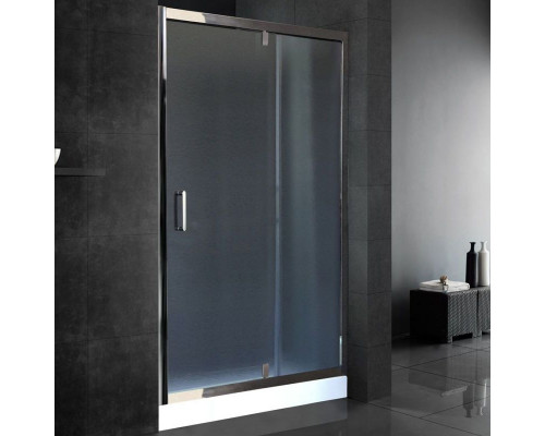 Купить Душевая дверь Royal Bath HV RB140HV-C-CH 140 без поддона профиль Хром стекло рифленое в магазине сантехники Santeh-Crystal.ru