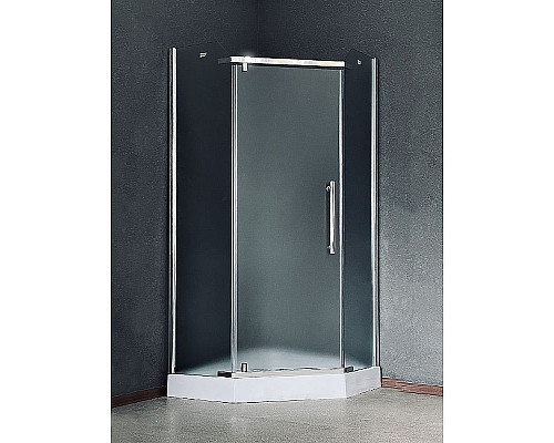 Приобрести Душевой уголок Royal Bath TR 90х90 RB90TR-C-CH профиль Хром стекло рифленое в магазине сантехники Santeh-Crystal.ru