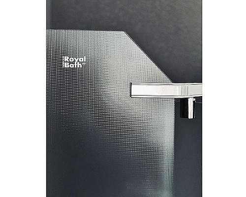 Приобрести Душевой уголок Royal Bath TR 90х90 RB90TR-C-CH профиль Хром стекло рифленое в магазине сантехники Santeh-Crystal.ru