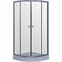 Душевой уголок Timo TL 100x100 TL-1101R профиль Хром стекло прозрачное с рисунком Душевой уголок Timo TL 100x100 TL-1101R профиль Хром стекло прозрачное с рисунком
