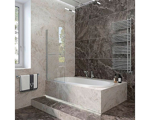 Santeh-Crystal.ru: Шторка на ванну Veconi Palau 80 PL79-80-01-C4 профиль Хром стекло прозрачное Купить Шторка на ванну Veconi Palau 80 PL79-80-01-C4 профиль Хром стекло прозрачное в магазине сантехники Santeh-Crystal.ru
