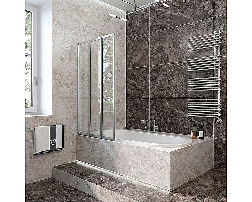 Santeh-Crystal.ru: Шторка на ванну Veconi Palau 90 L PL73L-90-01-19C4 профиль Хром стекло прозрачное Заказать Шторка на ванну Veconi Palau 90 L PL73L-90-01-19C4 профиль Хром стекло прозрачное в магазине сантехники Santeh-Crystal.ru
