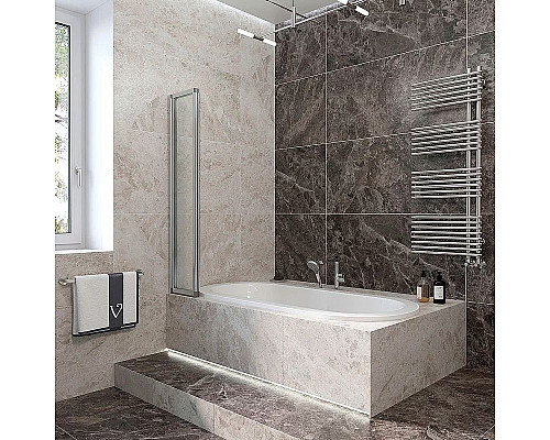 Santeh-Crystal.ru: Шторка на ванну Veconi Palau 90 L PL73L-90-01-19C4 профиль Хром стекло прозрачное Заказать Шторка на ванну Veconi Palau 90 L PL73L-90-01-19C4 профиль Хром стекло прозрачное в магазине сантехники Santeh-Crystal.ru