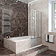 Заказать Шторка на ванну Veconi Palau 120 R PL73R-120-01-19C4 профиль Хром стекло прозрачное в магазине сантехники Santeh-Crystal.ru