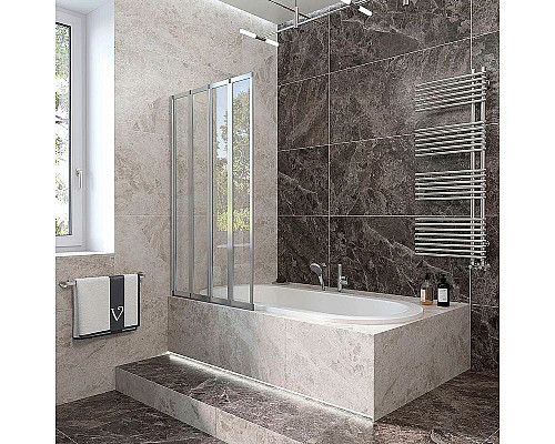 Santeh-Crystal.ru: Шторка на ванну Veconi Palau 90 L PL74L-90-01-19C4 профиль Хром стекло прозрачное Заказать Шторка на ванну Veconi Palau 90 L PL74L-90-01-19C4 профиль Хром стекло прозрачное в магазине сантехники Santeh-Crystal.ru