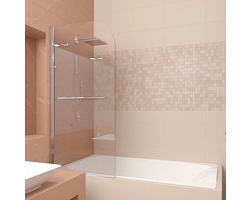 Santeh-Crystal.ru: Шторка на ванну Veconi Palau 80 PL80-80-01-19C1 профиль Хром стекло прозрачное Приобрести Шторка на ванну Veconi Palau 80 PL80-80-01-19C1 профиль Хром стекло прозрачное в магазине сантехники Santeh-Crystal.ru