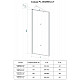 Заказать Шторка на ванну Veconi Palau 90 PL85B-90-01-C7 профиль Черный матовый стекло прозрачное в магазине сантехники Santeh-Crystal.ru