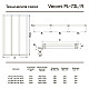 Приобрести Шторка на ванну Veconi Palau PL-73BR 90 R PL73BR-90-01-19C4 профиль Черный матовый стекло прозрачное в магазине сантехники Santeh-Crystal.ru