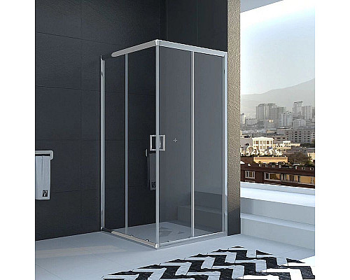 Santeh-Crystal.ru: Душевой уголок Veconi Rovigo RV-11 90x90 RV11-90-01-C5 профиль Хром стекло прозрачное Приобрести Душевой уголок Veconi Rovigo RV-11 90x90 RV11-90-01-C5 профиль Хром стекло прозрачное в магазине сантехники Santeh-Crystal.ru