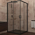 Душевой уголок Veconi Rovigo RV-13 100x100 RV13-100-01-C5 профиль Черный матовый стекло прозрачное Душевой уголок Veconi Rovigo RV-13 100x100 RV13-100-01-C5 профиль Черный матовый стекло прозрачное