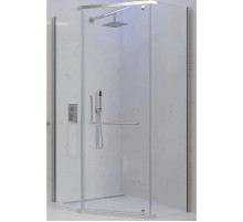 Душевой уголок Veconi Rovigo RV-36 100x100 RV36-100-01-C5 профиль Хром стекло прозрачное