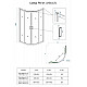 Заказать Душевой уголок Veconi Rovigo RV-01 80х80 RV01-80-01-C7 профиль Хром стекло прозрачное в магазине сантехники Santeh-Crystal.ru