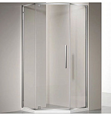 Душевой уголок Veconi Rovigo RV-35 90х90 RV35-90-01-C7 профиль Хром стекло прозрачное