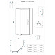 Заказать Душевой уголок Veconi Rovigo RV-35 100х100 RV35-100-01-C7 профиль Хром стекло прозрачное в магазине сантехники Santeh-Crystal.ru