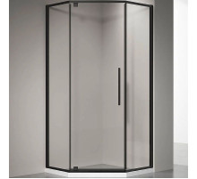 Душевой уголок Veconi Rovigo RV35B 90х90 RV35B-90-01-C7 профиль Черный матовый стекло прозрачное