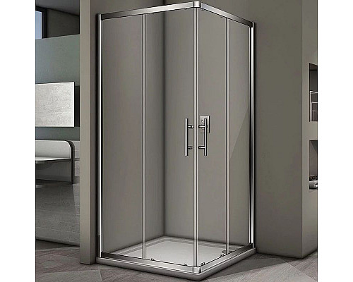 Santeh-Crystal.ru: Душевой уголок Veconi Rovigo RV-29 90x90 RV29-90K-01-19C3 профиль Хром стекло прозрачное Заказать Душевой уголок Veconi Rovigo RV-29 90x90 RV29-90K-01-19C3 профиль Хром стекло прозрачное в магазине сантехники Santeh-Crystal.ru