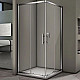 Заказать Душевой уголок Veconi Rovigo RV-29 90x90 RV29-90K-01-19C3 профиль Хром стекло прозрачное в магазине сантехники Santeh-Crystal.ru
