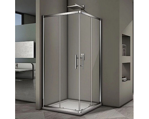 Santeh-Crystal.ru: Душевой уголок Veconi Rovigo RV-29 90x90 RV29-90K-01-19C3 профиль Хром стекло прозрачное Заказать Душевой уголок Veconi Rovigo RV-29 90x90 RV29-90K-01-19C3 профиль Хром стекло прозрачное в магазине сантехники Santeh-Crystal.ru