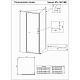 Купить Душевой уголок Veconi Rovigo RV-19 100х90 RV19-10090-01-C6 профиль Хром стекло прозрачное в магазине сантехники Santeh-Crystal.ru