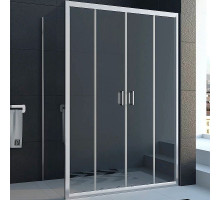 Душевой уголок Veconi Rovigo RV-045 160x70 RV045-16070PR-01-19C1 профиль Хром стекло прозрачное