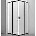 Душевой уголок Veconi Rovigo RV-101B 80х80 RV101B-80-01-C5 профиль Черный матовый стекло прозрачное Душевой уголок Veconi Rovigo RV-101B 80х80 RV101B-80-01-C5 профиль Черный матовый стекло прозрачное