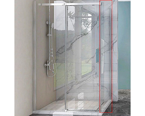 Santeh-Crystal.ru: Душевая стенка Veconi Rovigo KP-06 100 KP06-100-01-19C4 профиль Хром стекло прозрачное Приобрести Душевая стенка Veconi Rovigo KP-06 100 KP06-100-01-19C4 профиль Хром стекло прозрачное в магазине сантехники Santeh-Crystal.ru