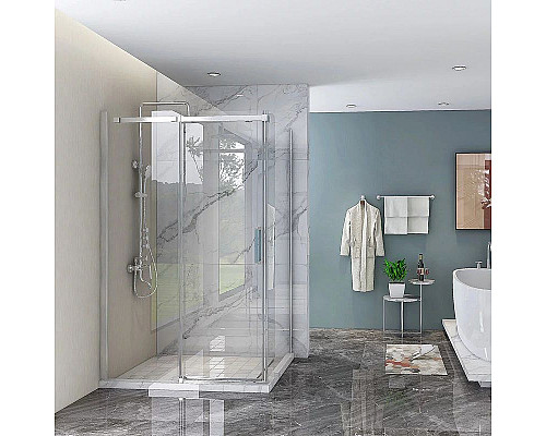 Santeh-Crystal.ru: Душевая стенка Veconi Rovigo KP-06 100 KP06-100-01-19C4 профиль Хром стекло прозрачное Приобрести Душевая стенка Veconi Rovigo KP-06 100 KP06-100-01-19C4 профиль Хром стекло прозрачное в магазине сантехники Santeh-Crystal.ru