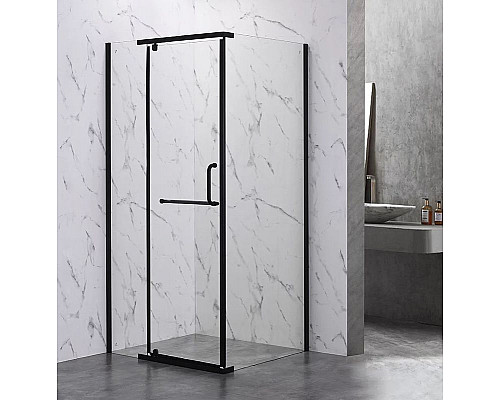 Santeh-Crystal.ru: Душевой уголок Veconi Rovigo RV-18B 90x90 RV18B-90-01-C5 профиль Черный матовый стекло прозрачное Приобрести Душевой уголок Veconi Rovigo RV-18B 90x90 RV18B-90-01-C5 профиль Черный матовый стекло прозрачное в магазине сантехники Santeh-Crystal.ru