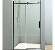 Душевая дверь Veconi Vianno VN-74B 120 VN74B-120-01-C4 профиль Черный матовый стекло прозрачное