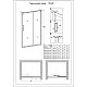 Приобрести Душевая дверь Veconi Vianno VN-46 150 VN46-150-02-19C1 профиль Хром стекло Pear в магазине сантехники Santeh-Crystal.ru