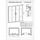 Заказать Душевая дверь Veconi Vianno VN-45 180 VN45-180-02-19C1 профиль Хром стекло Pear в магазине сантехники Santeh-Crystal.ru