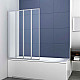 Заказать Шторка на ванну Vincea VSB-31100CL 100x140 профиль Хром стекло прозрачное в магазине сантехники Santeh-Crystal.ru