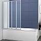 Заказать Шторка на ванну Vincea VSB-31100CL 100x140 профиль Хром стекло прозрачное в магазине сантехники Santeh-Crystal.ru