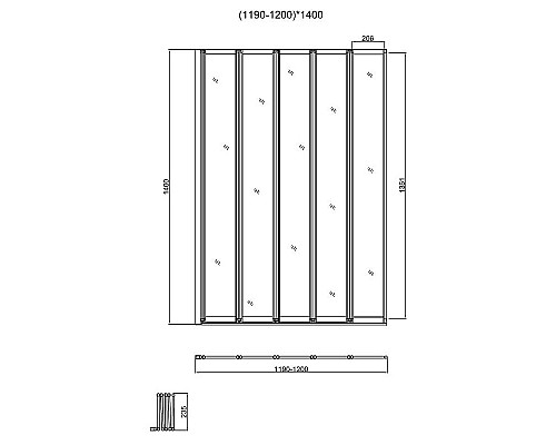 Купить Шторка на ванну Vincea VSB-32120CL 120x140 профиль Хром стекло прозрачное в магазине сантехники Santeh-Crystal.ru